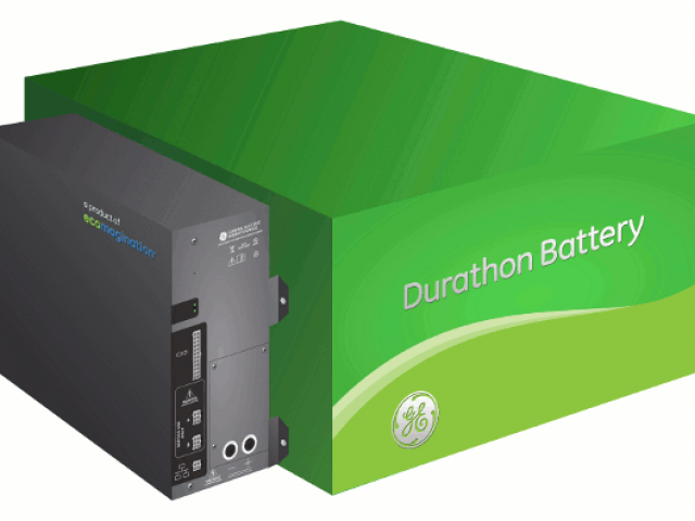 Durathon batterij en regelunit voorzijde